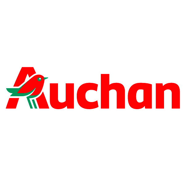 Logo Auchan Rouge et vert