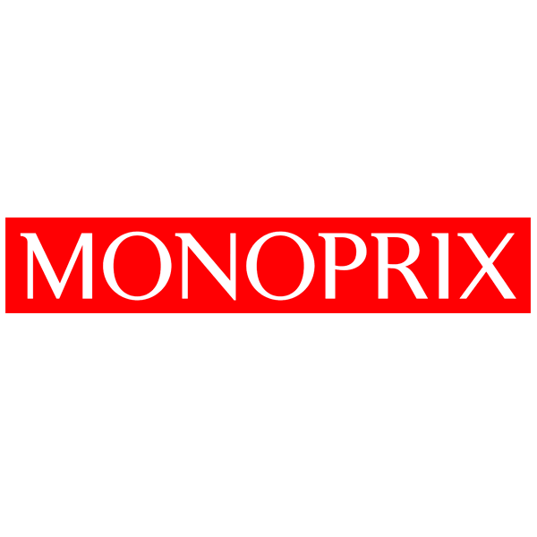 Logo Monoprix rouge et blanc