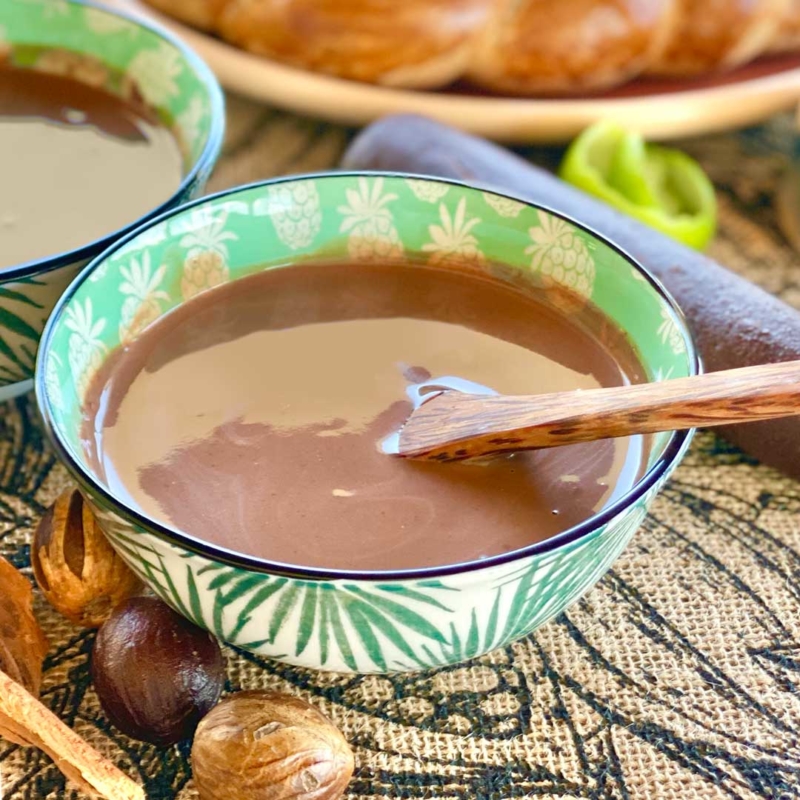 Recette bol de Chocolat chaud antillais