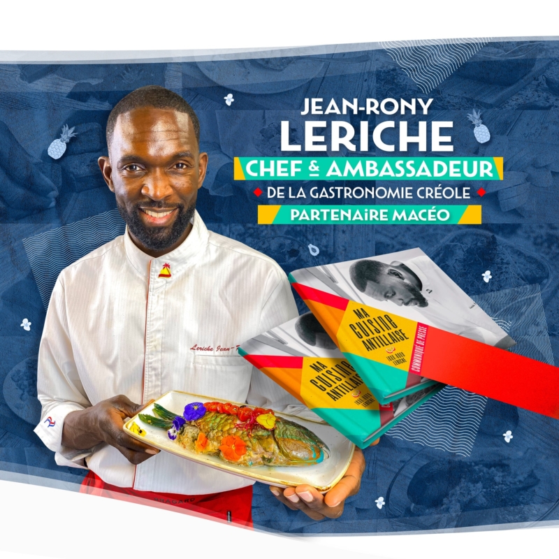 Livre Chef Jean-Rony Leriche : ma cuisine antillaise