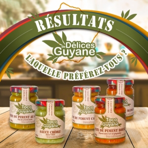 Résultats jeu concours Délices de Guyane