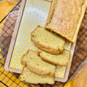 Recette sans gluten pain de mie à la banane plantain par Je Cuisine Créole