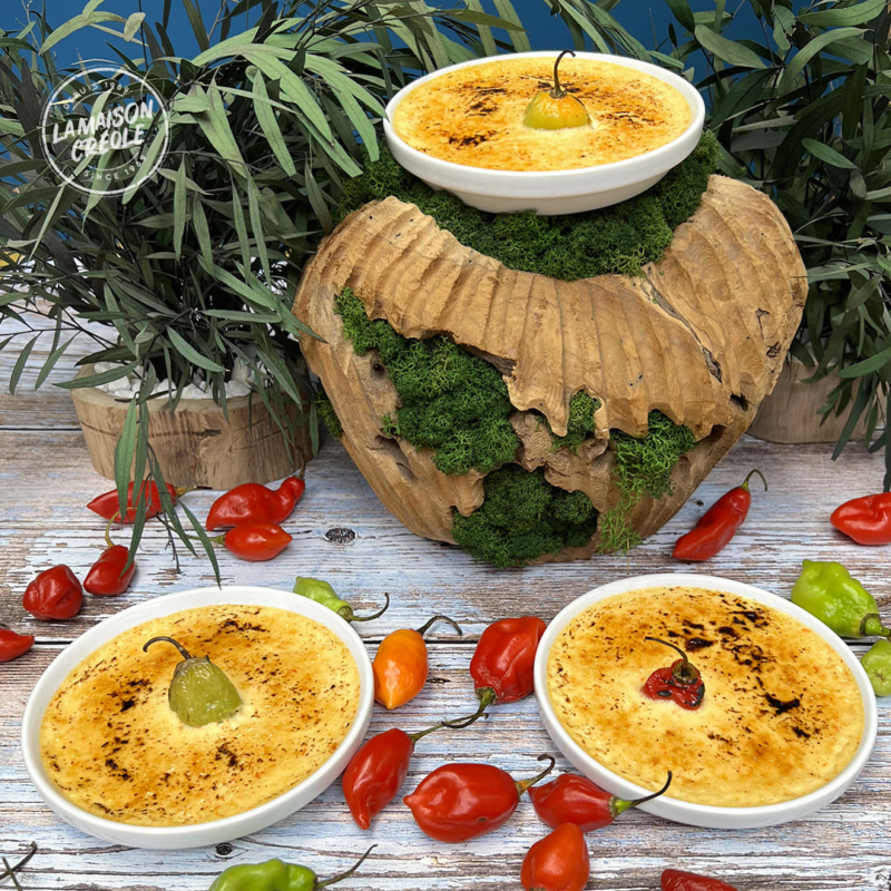 Recette Crème brulée aux piments végétariens