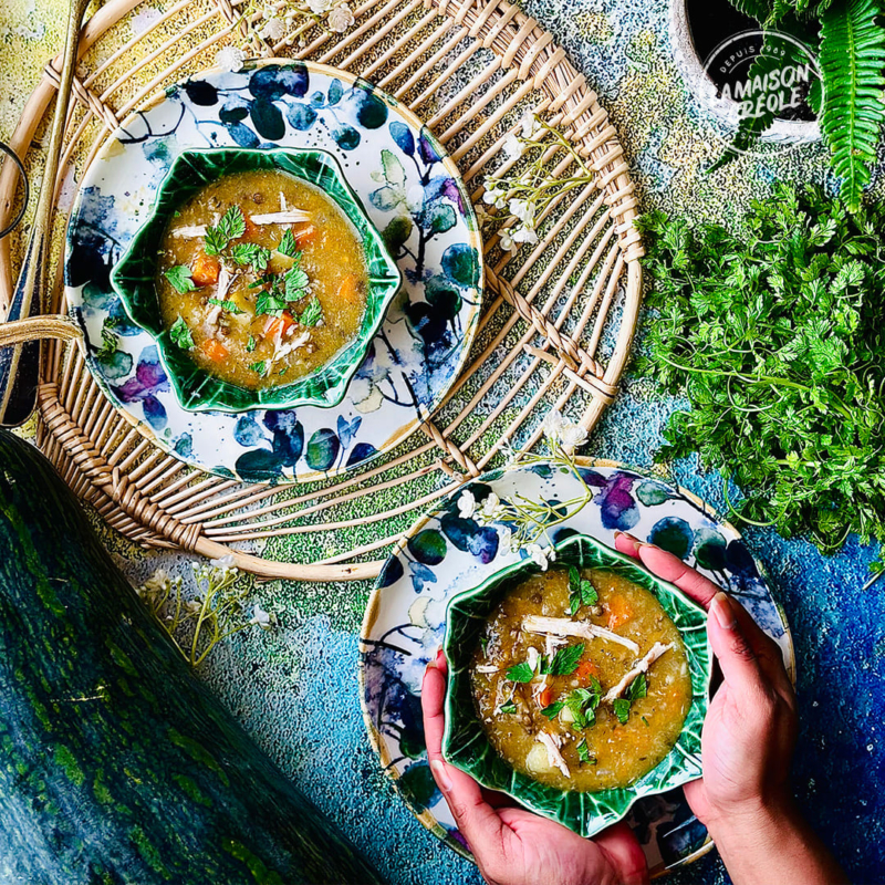Recette Soupe de Riz et Giraumon de L