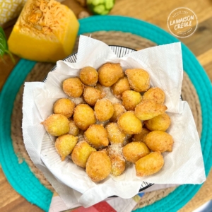 Les Beignets au Giraumon de Leslie Je Cuisine Créole