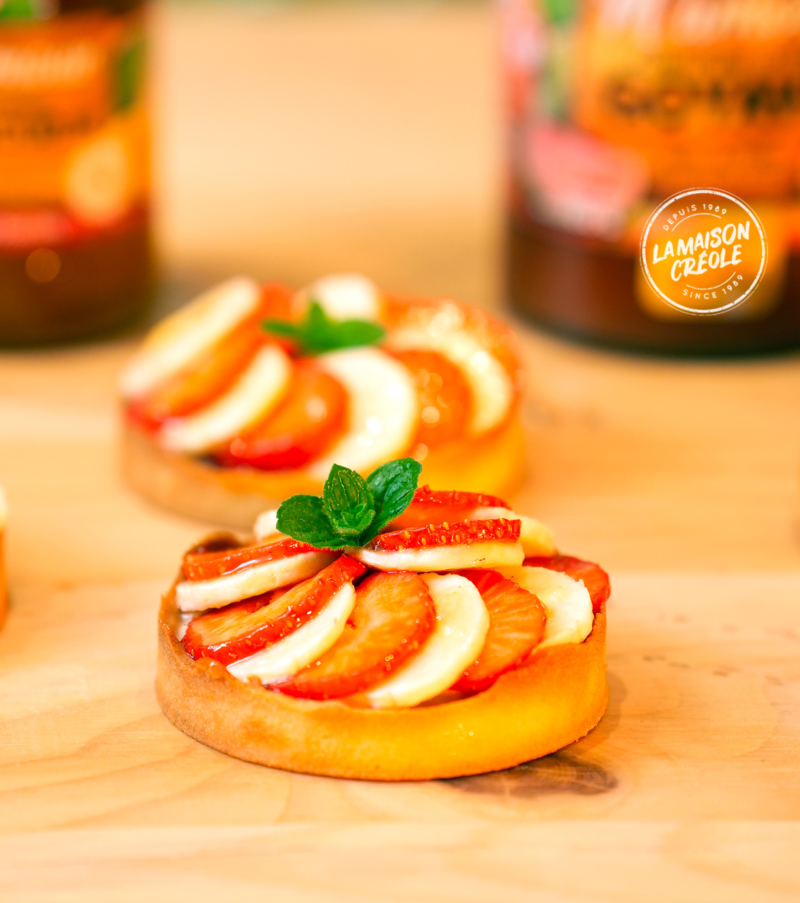 TARTELETTE-FRAISE-BANANE-CONFITURES-MAMOUR-CHEF-LERICHE